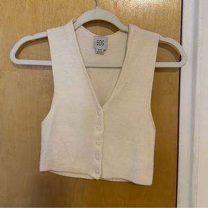 Cropped Sweater Tank